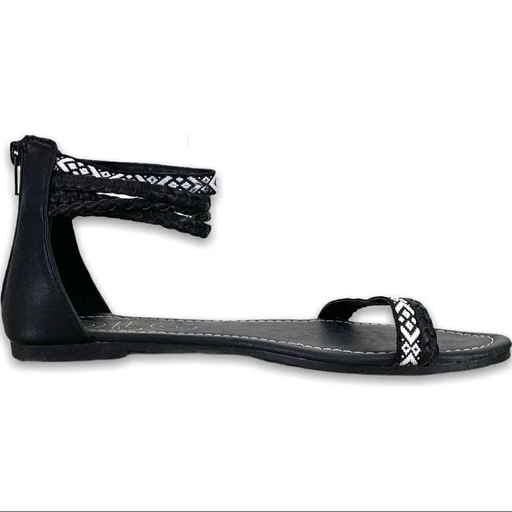 DLG Gladiator Aztec Sandals - Picture 3 of 6